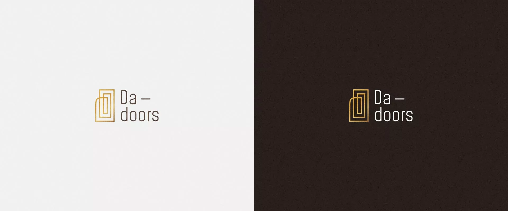Разработка логотипа для компании «DA-DOORS» в Нелидово